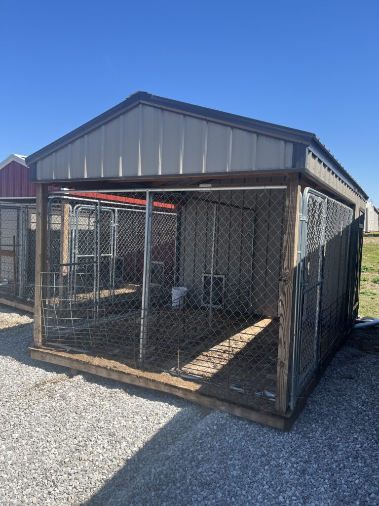 10x16 REPO Double Kennel