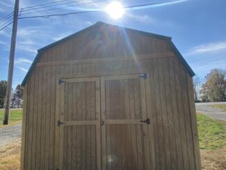 12x20 wooden high barn