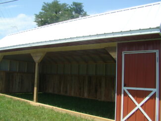 12x28 horse barn