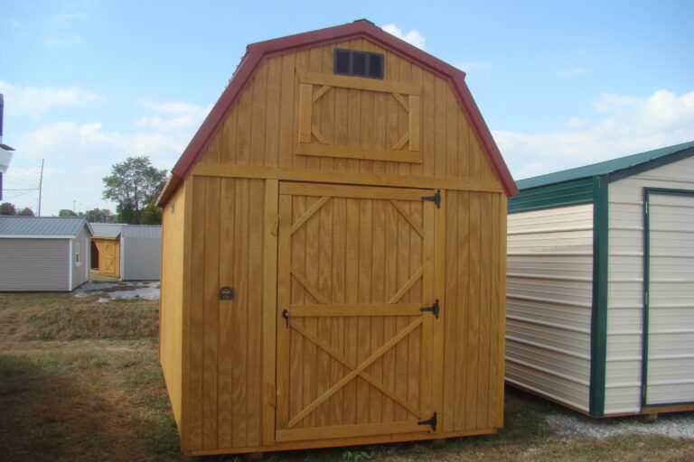 8x12 lofted barn 3