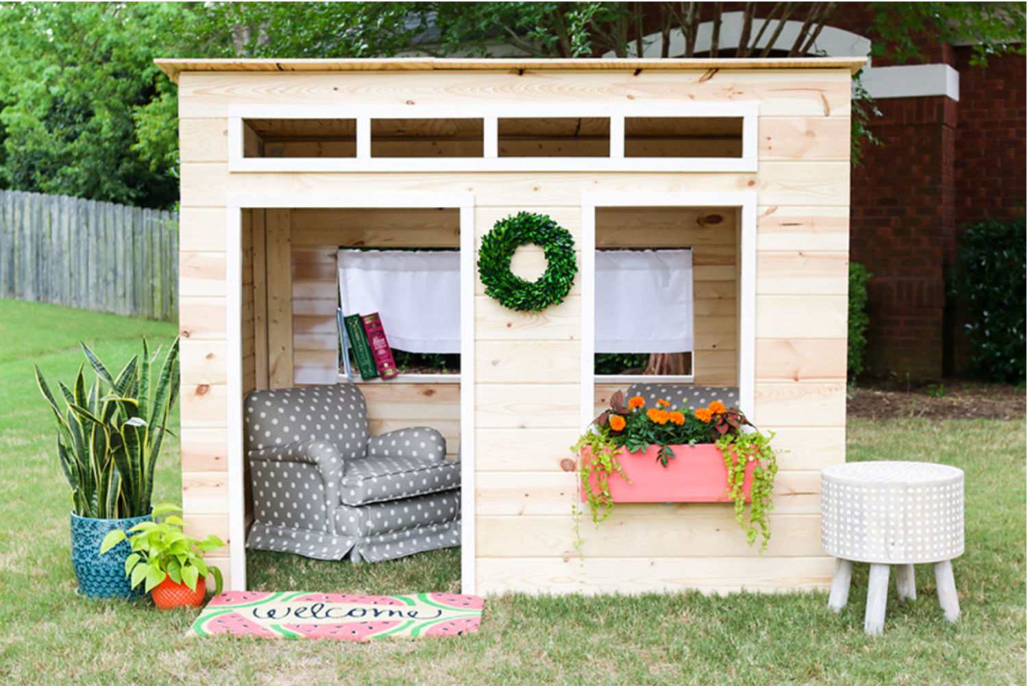 The Imaginative Backyard Playhouse Four Winds Store