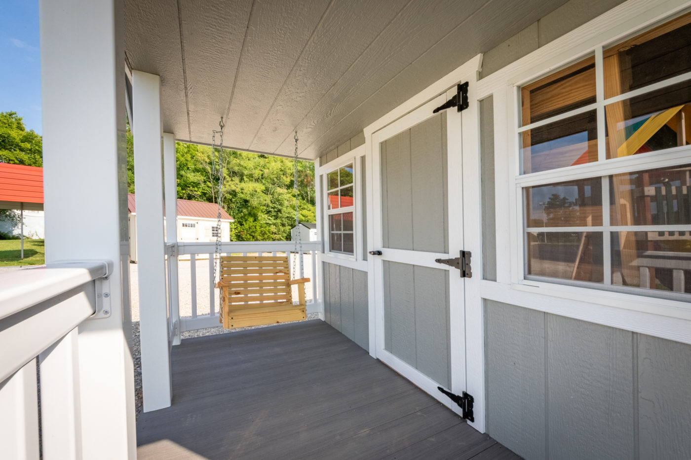 backyard playhouse porch