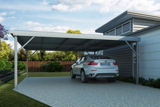 flat roof metal carport sizes