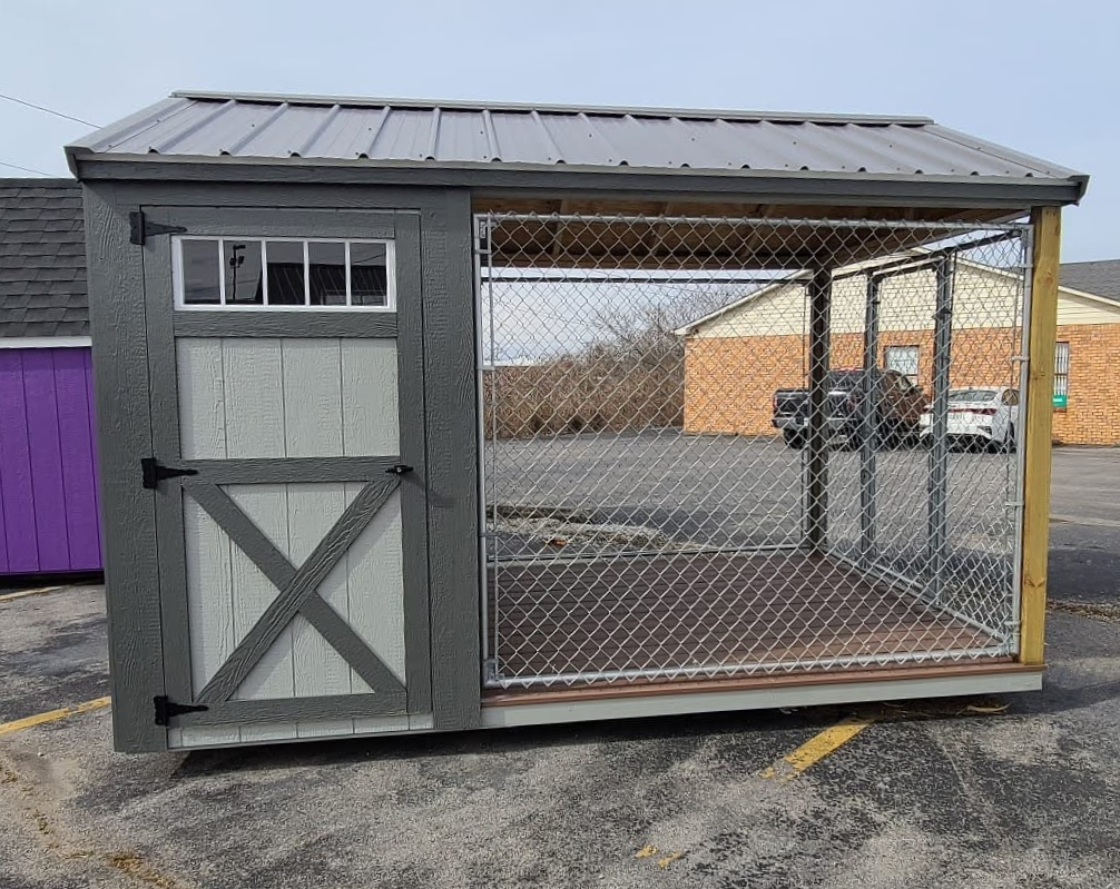 Custom outside best sale dog kennels