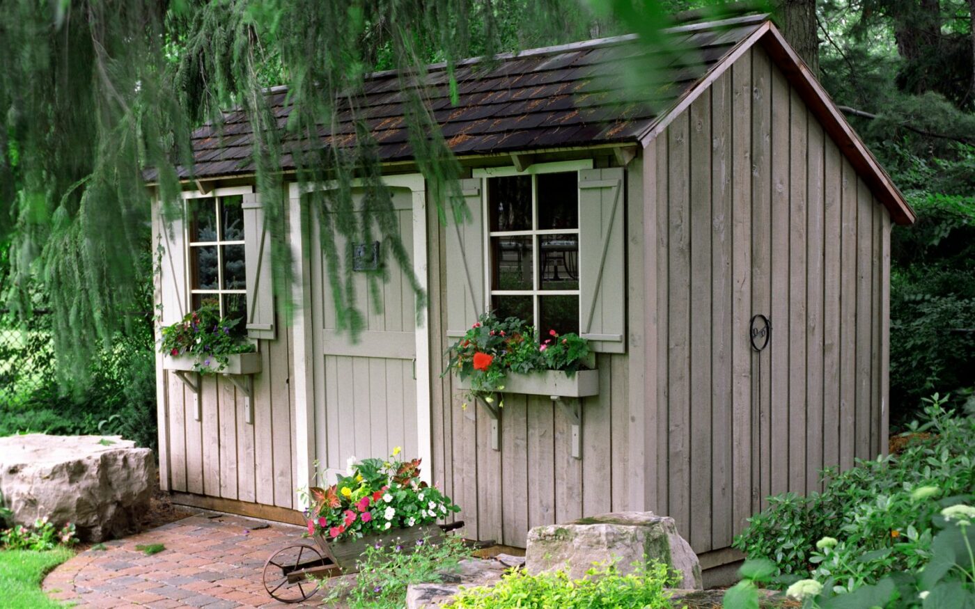 Garden Shed Ideas- Window Boxes