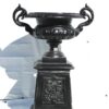 Lancaster Urn on Pedestal w Handles (1)