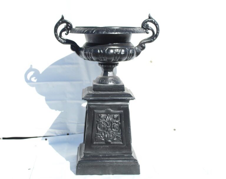 Lancaster Urn on Pedestal w Handles (3)