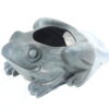 Small Frog Planter Cast Aluminum