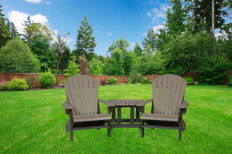 adirondack chairs in back lawn in Cave City, KY