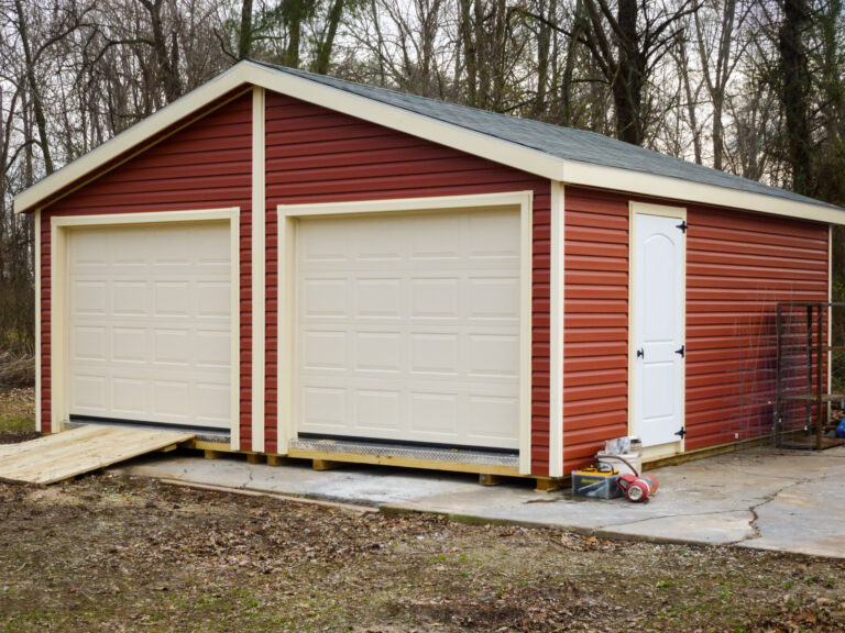 two car pre built garages in ky and tn