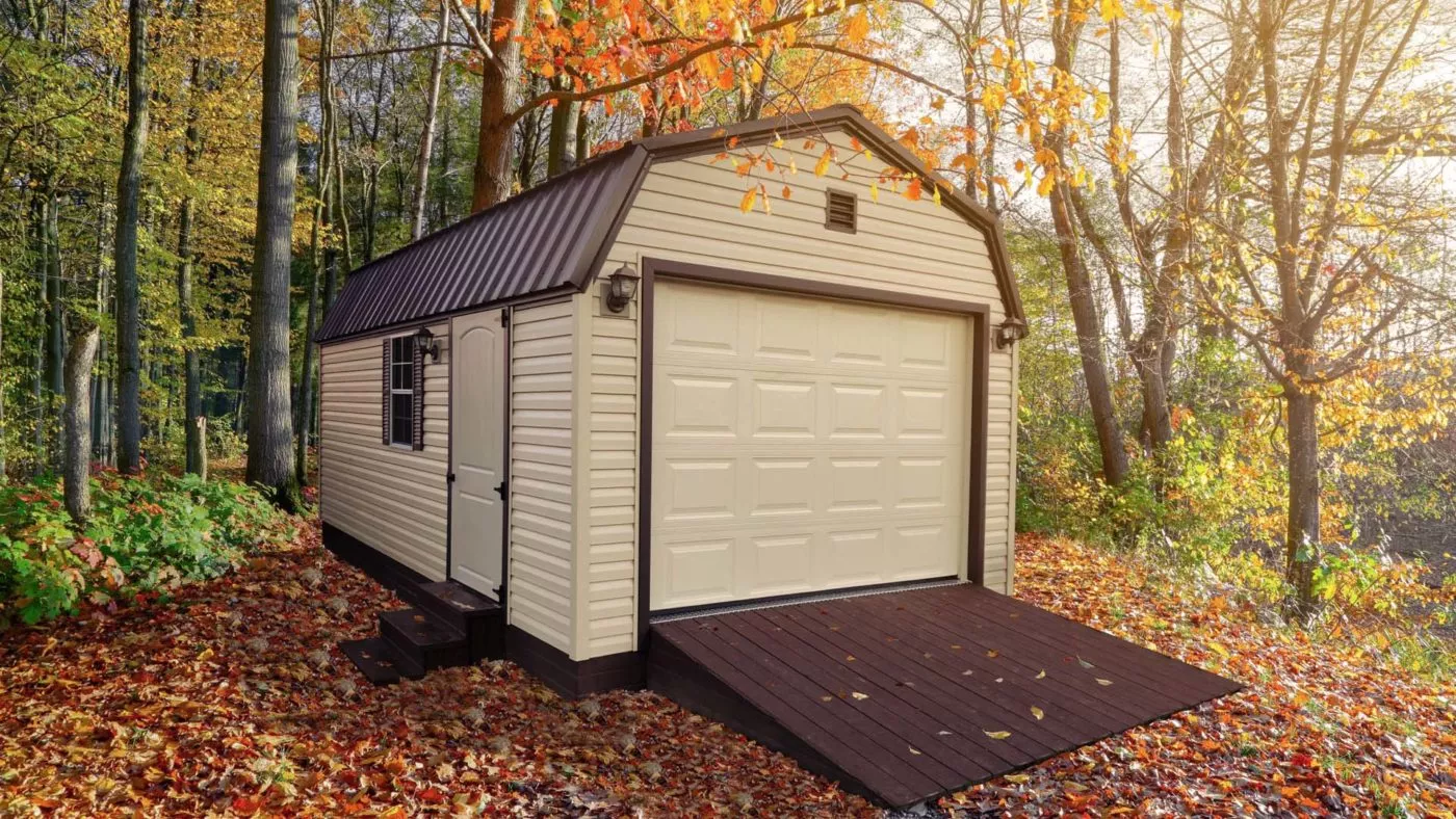 portable buildings for vehicles