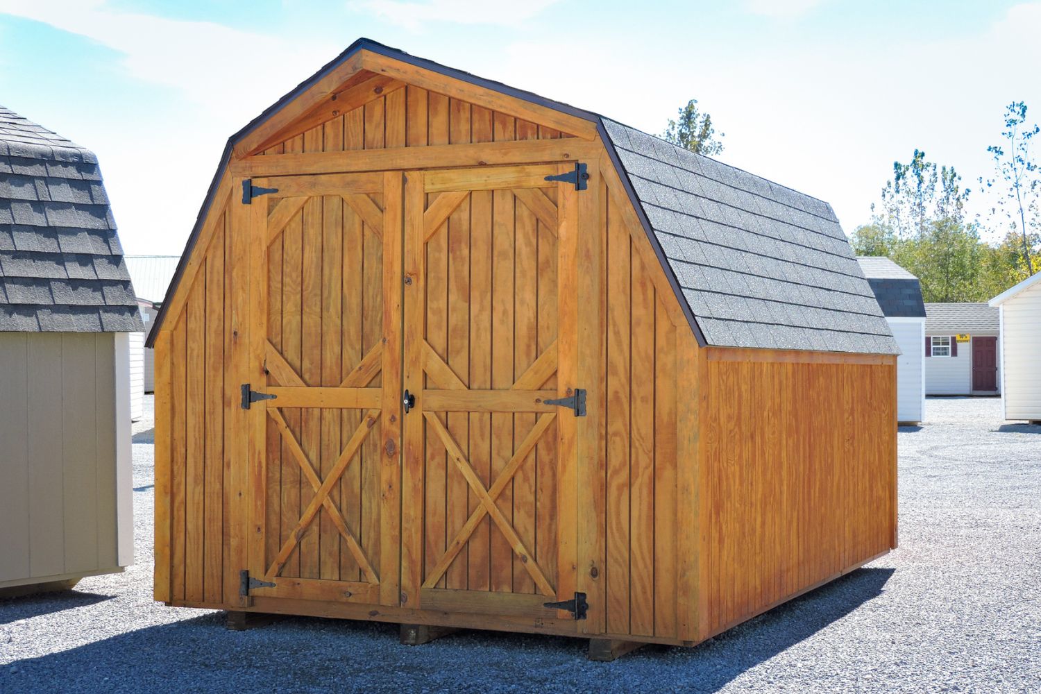 custom 12x15 lofted garden shed in kentucky