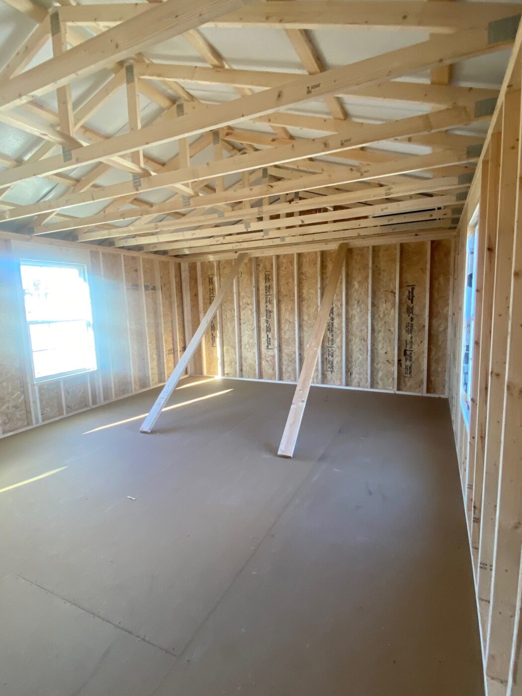 interior of 16x40 cabin