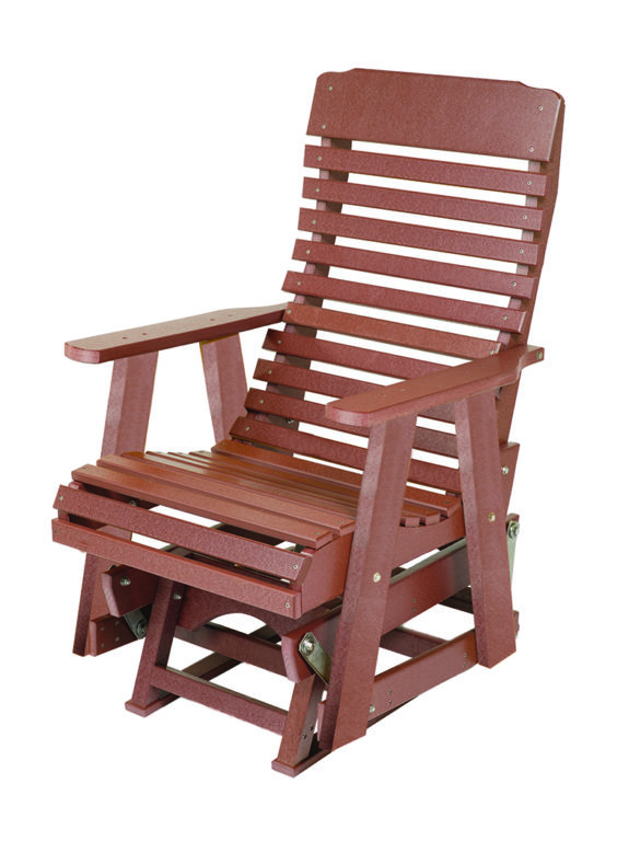 wooden patio glider chairs